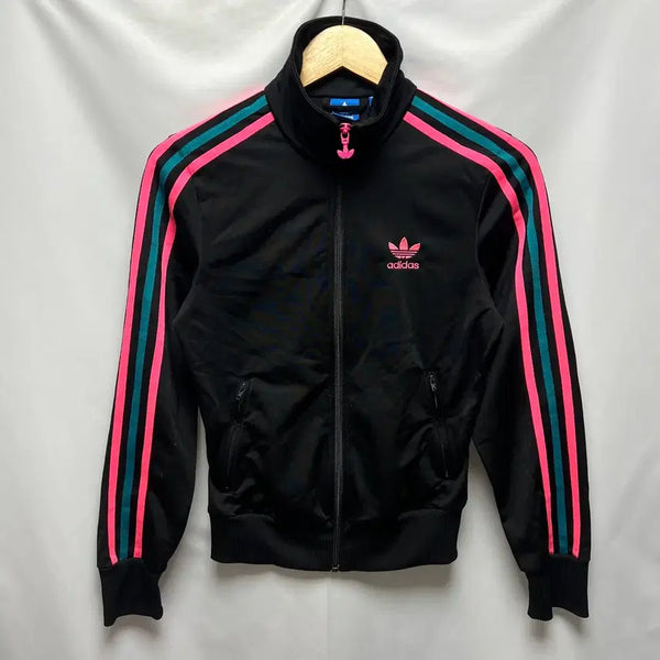 [BUNJANG] Adidas Firebird Back Logo Track Top Jersey Pink Size 85 / [정품/85] 아디다스 파이어버드 백로고 블랙 핑크 분홍 트랙탑 져지