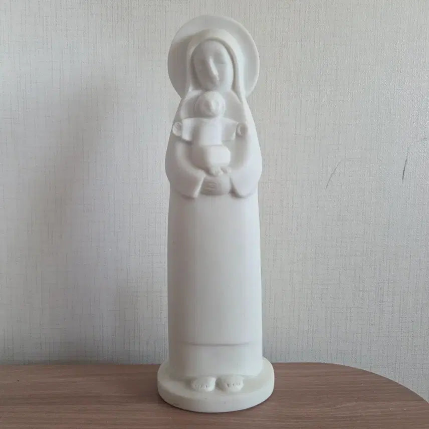 [BUNJANG] Artist Made "Mother and Child" Statue (2005) / 2005년 성모자상 작가 작품 인조 대리석 성모자상