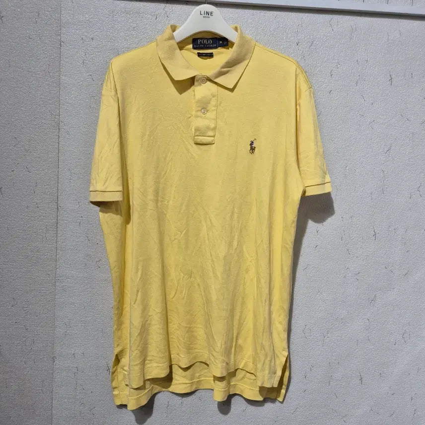 [BUNJANG] Polo Ralph Lauren Short Sleeve Polo Shirt Yellow / 폴로 랄프로렌 반팔 카라티 옐로우