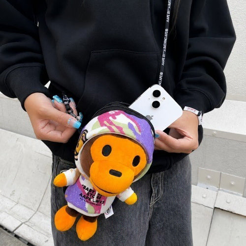 [BUNJANG] BAPE Baby Milo Store Plush Crossbody Bag / [해외] 베이프 에이프 베이비 마일로 스토어 플러시 크로스백