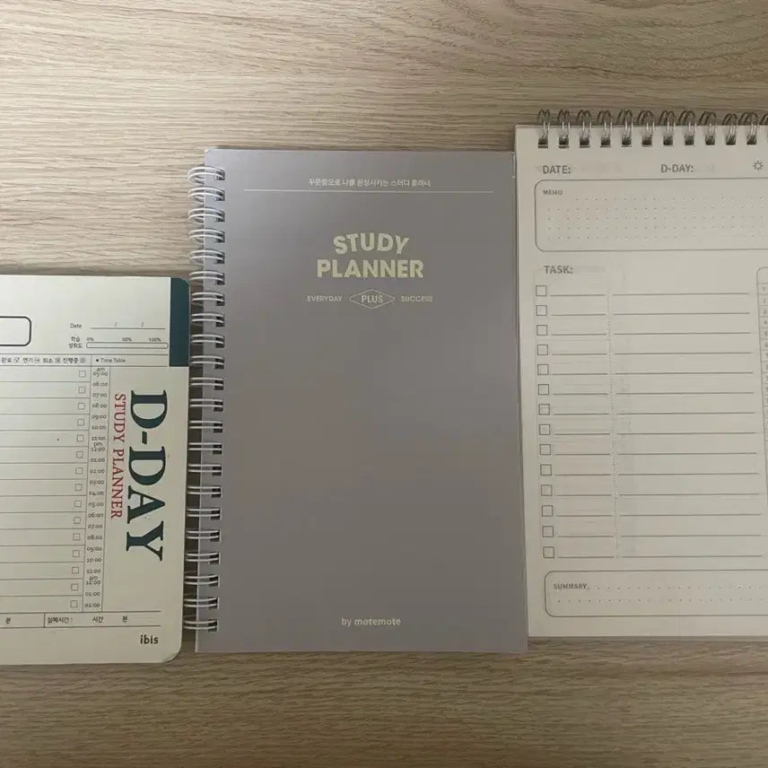 [BUNJANG] Study Planner Set (3 pcs) / 스터디플래너 3개