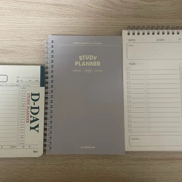 [BUNJANG] Study Planner Set (3 pcs) / 스터디플래너 3개