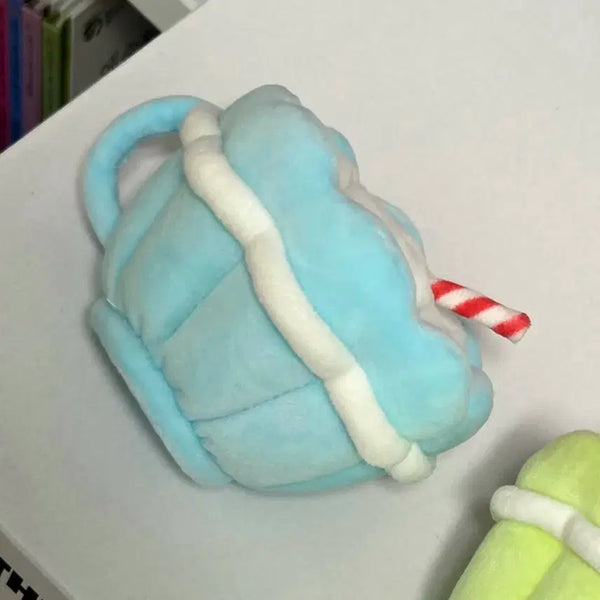 [BUNJANG] 10cm Doll Clothes Dessert Tea Cup & Straw Set (Couple/Pair Outfit) / 10cm 솜인형 옷 10깅 솜깅 옷장 디저트 티 컵+빨대 세트 커플 페어 착장 일괄 양도