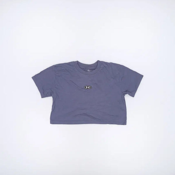 [BUNJANG] LG Under Armour Women's Cropped Short Sleeve T-Shirt / LG 언더아머 여성 크롭 반팔티 0818H2