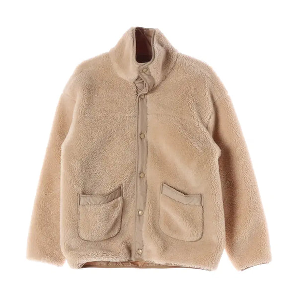 [BUNJANG] Partimento Boa Fleece Snapper Jacket Beige / 파르티멘토 보아 플리스 스냅퍼 자켓 재킷 베이지