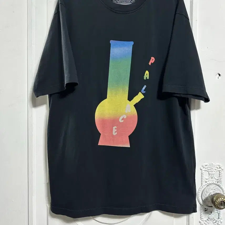 [BUNJANG] Palace Rainbow Stick T-Shirt / 팔라스 레인보우 봉 반팔티