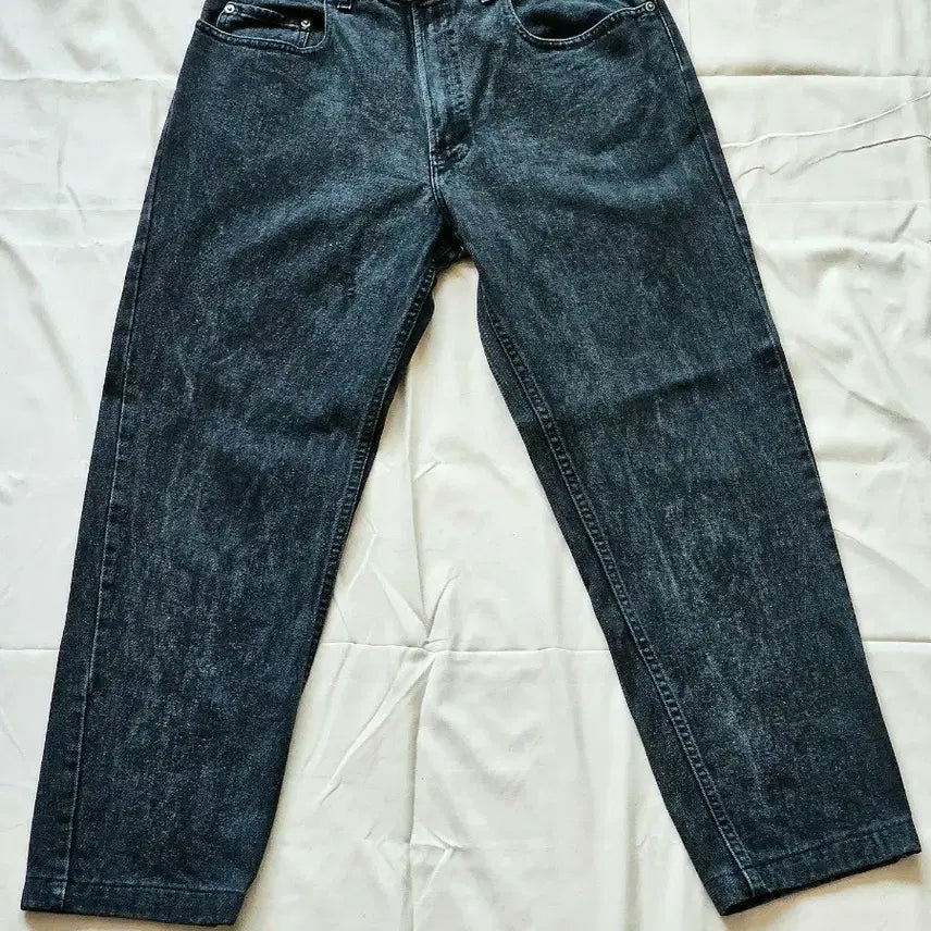 [BUNJANG] GAP Vintage Black Easy Fit Denim Jeans / 갭 빈티지 블랙진 이지핏 32인치