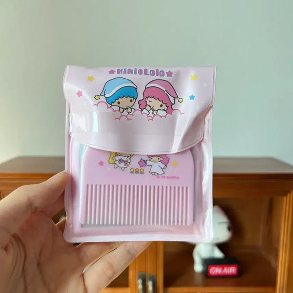 [BUNJANG] Kiki Lala Mirror and Comb Set Little Twin Stars / 키키라라 빗 거울 세트 리틀트윈스타