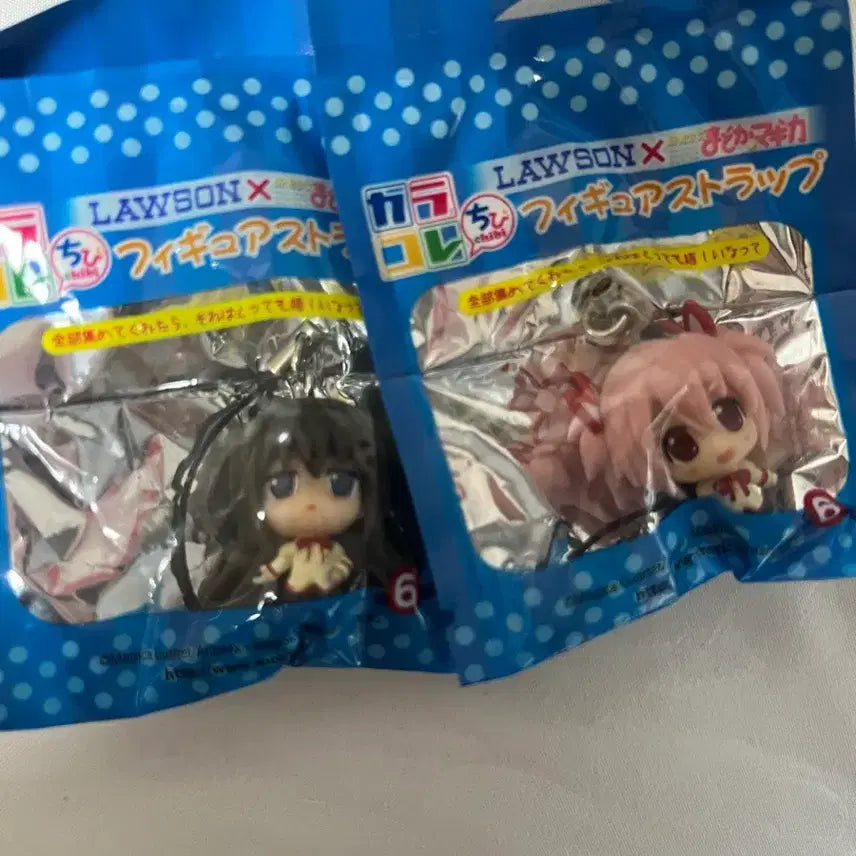 [BUNJANG] Puella Magi Madoka Magica Lawson Collaboration Strap Keychain (Sealed) / 미개봉 마법소녀 마도카 마기카 로손 스트랩 키링