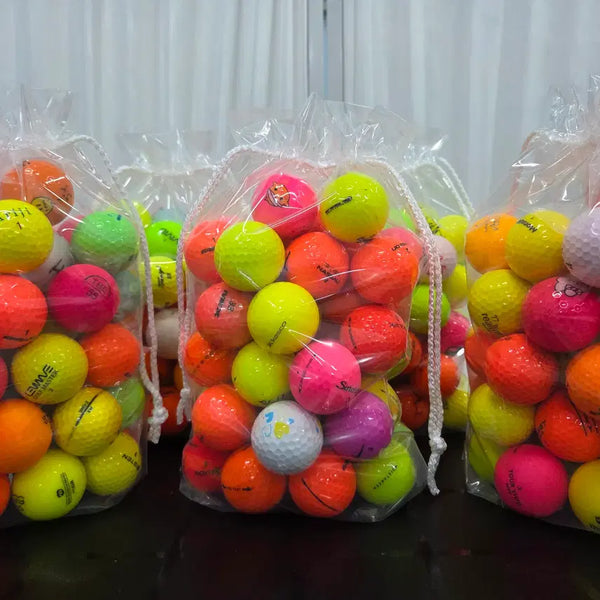 [BUNJANG] Used Mixed Color Lost Golf Balls (50 Count) / 혼합 컬러 로스트볼 50구 중고골프공 -무료배송-
