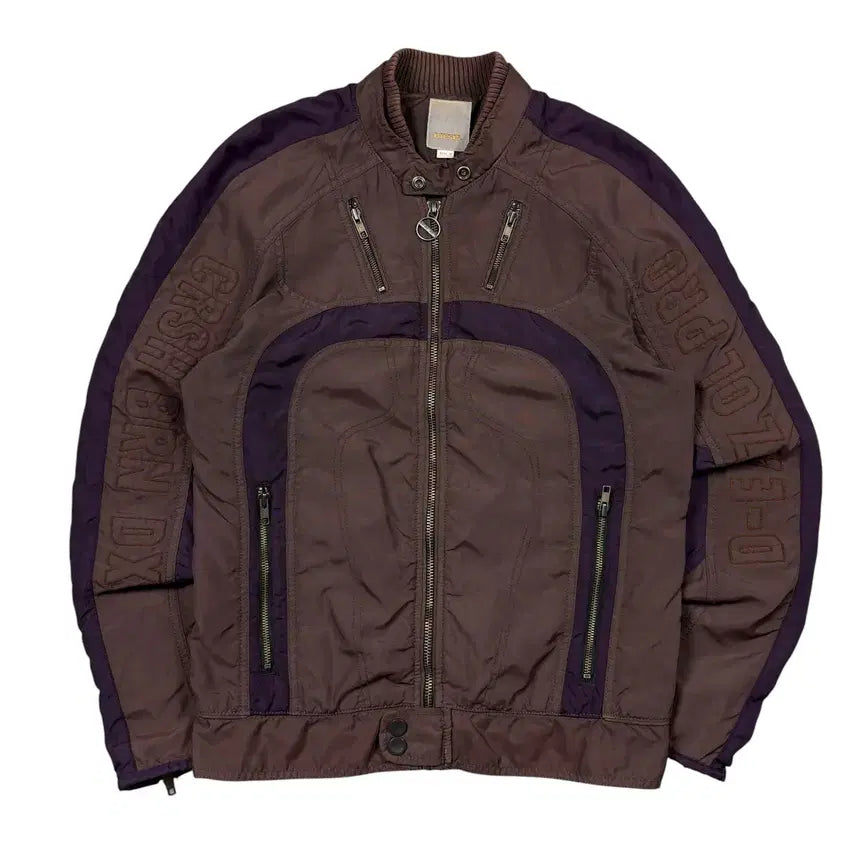[BUNJANG] Diesel Brown Biker Jacket / 디젤 브라운컬러 바이커 자켓