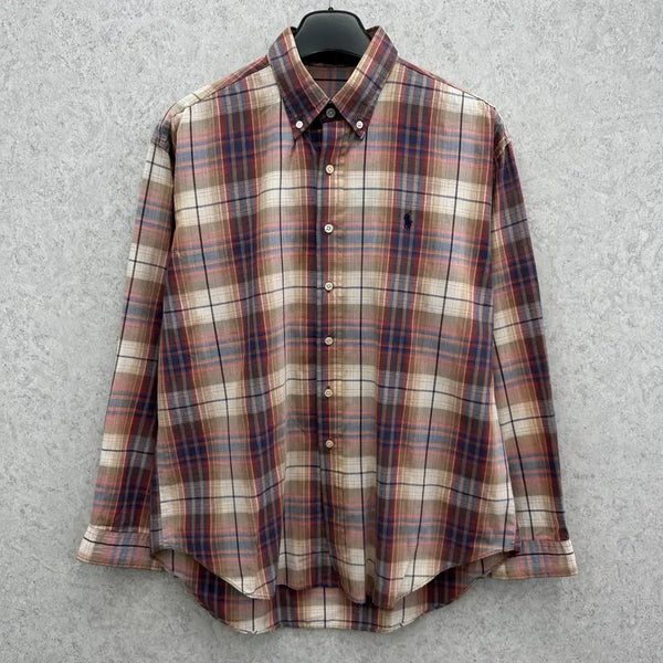 [BUNJANG] Polo Ralph Lauren Pastel Check Shirt XL / 105 폴로 랄프로렌 남자 파스텔 체크 셔츠