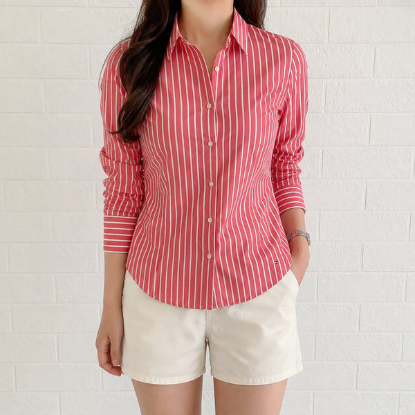 [BUNJANG] Tommy Hilfiger Striped Shirt Women's Size 55 / [55]타미힐피거 스트라이프 셔츠