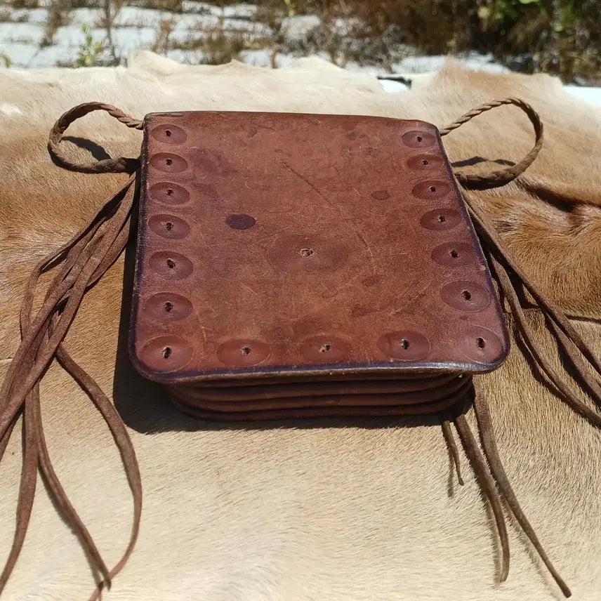 [BUNJANG] Goro's Saddle Leather Medicine Bag / 고로즈(goro's) 새들레더 메디신 백