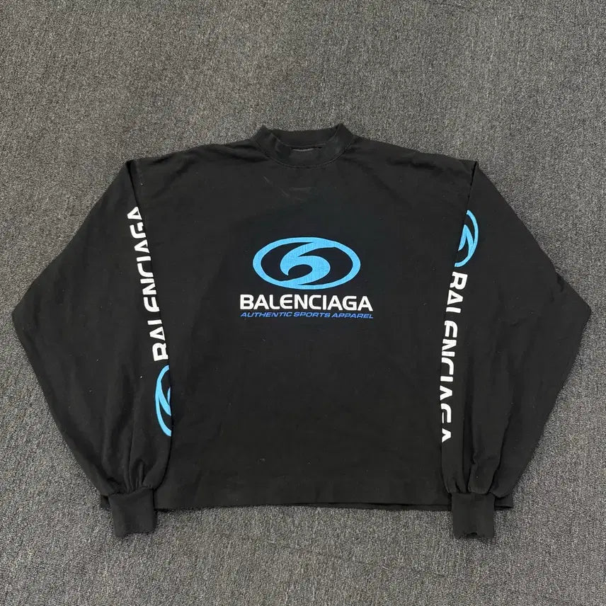 [BUNJANG] Balenciaga Surfer Long Sleeve T-Shirt / 발렌시아가 서퍼 롱 슬리브 티셔츠