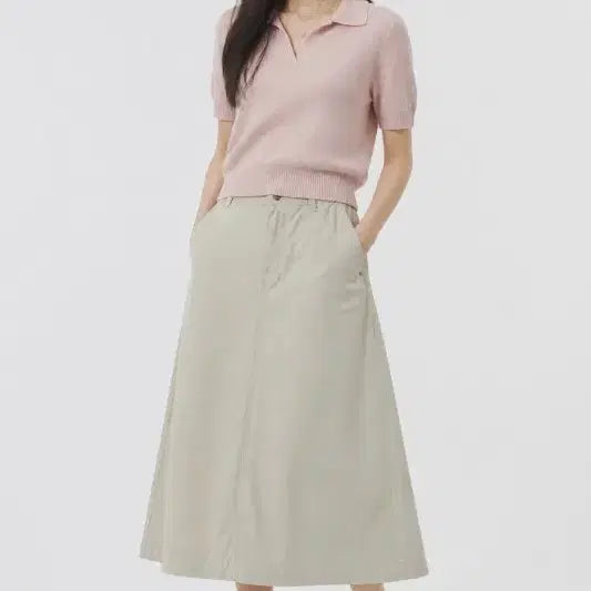 [BUNJANG] Roem White Women's Skirt 64-92 / 로엠 화이트 여자 64-92 스커트 O0795