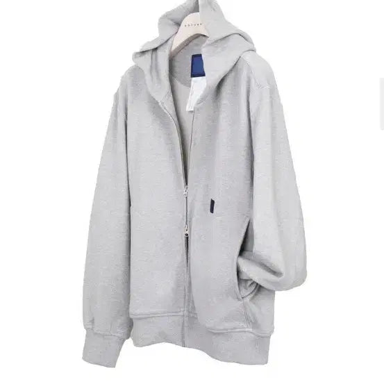 [BUNJANG] Document Hooded Zip Up Grey / 도큐먼트 Hooded Zip Up_Grey