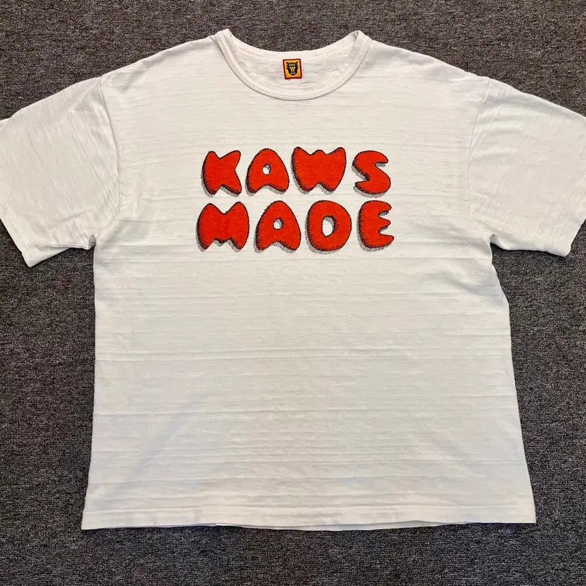 [BUNJANG] Human Made x KAWS Short Sleeve T-Shirt 2XL / [105] 휴먼메이드 X KAWS 반팔티 2XL