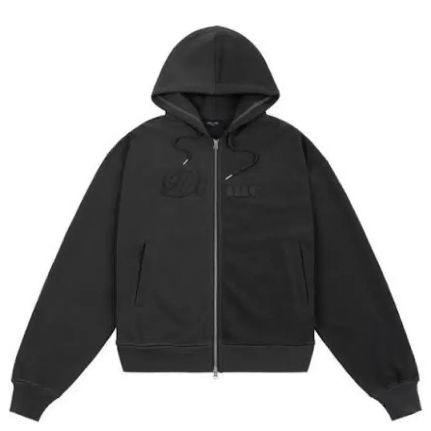 [BUNJANG] Dime Reverse French Terry Zip-Up Hoodie / [S] 다임 리버스 프렌치 테리 후드집업