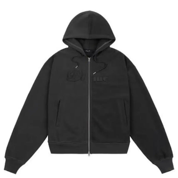 [BUNJANG] Dime Reverse French Terry Zip-Up Hoodie / [S] 다임 리버스 프렌치 테리 후드집업