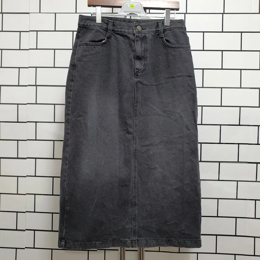 [BUNJANG] Black Denim Skirt / 형-266 흑청 스커트