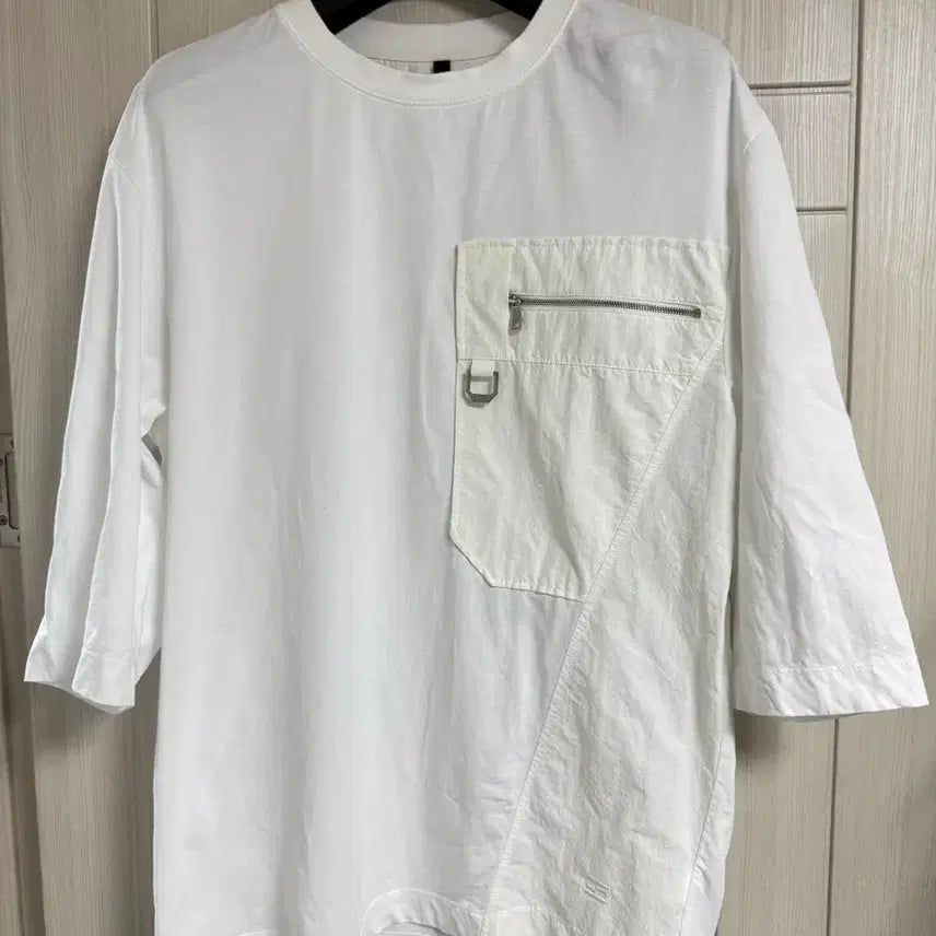 [BUNJANG] System Homme White Pocket T-Shirt M / 시스템옴므 화이트 포켓 티셔츠 m
