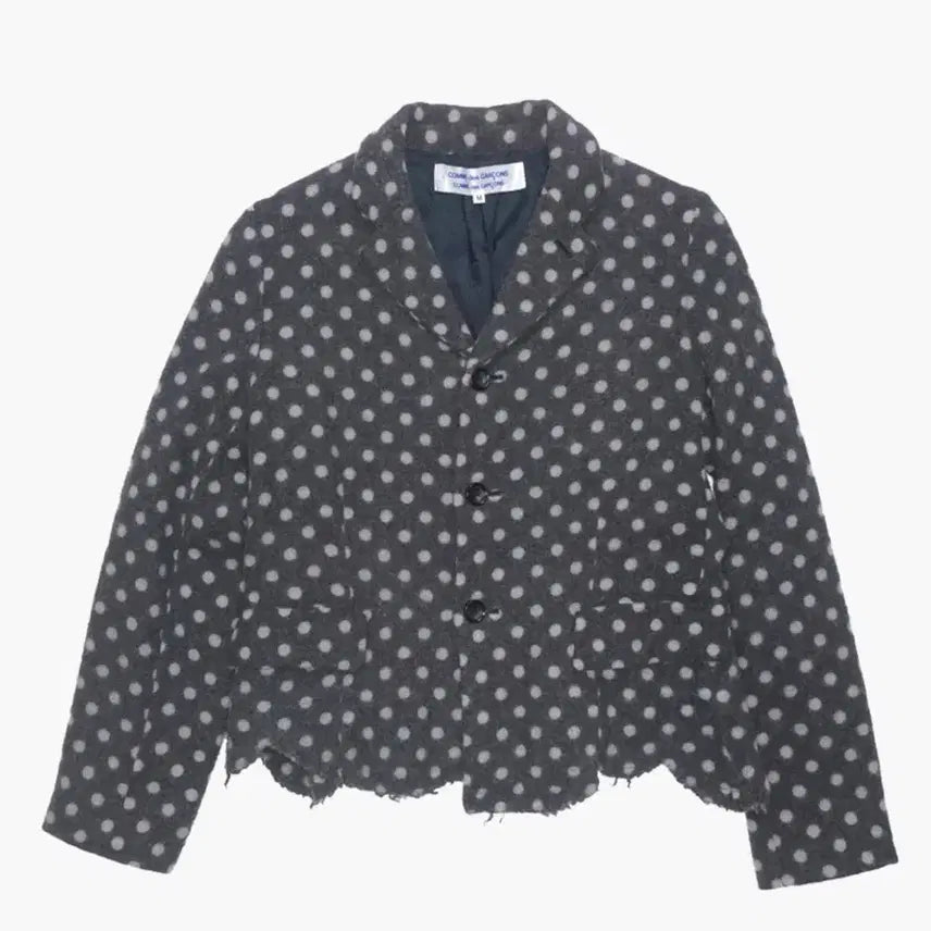 [BUNJANG] Comme des Garçons Polka Dot Wool Blazer Jacket / 꼼데가르송 폴카닷 울 블레이저 자켓
