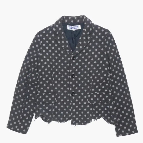 [BUNJANG] Comme des Garçons Polka Dot Wool Blazer Jacket / 꼼데가르송 폴카닷 울 블레이저 자켓