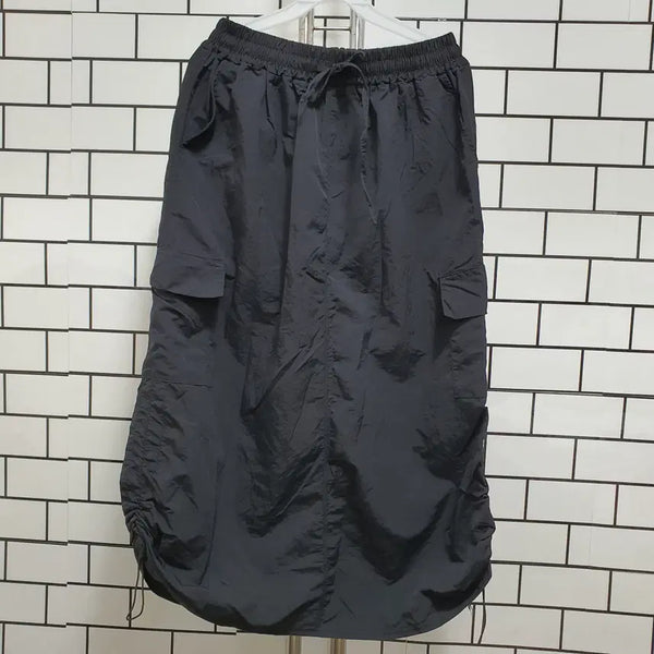 [BUNJANG] Banding Crinkle Skirt / 형-267 밴딩 바스락 스커트