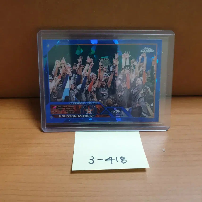 [BUNJANG] Topps Chrome Sapphire Houston Team Baseball Card / 탑스 크롬 사파이어 휴스턴 팀 야구카드