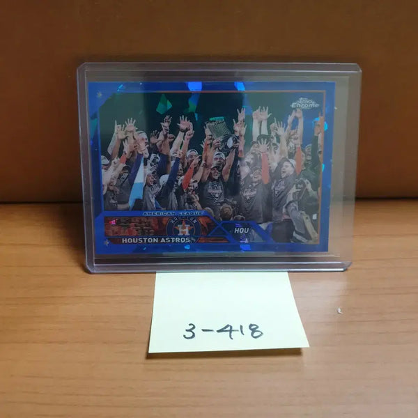 [BUNJANG] Topps Chrome Sapphire Houston Team Baseball Card / 탑스 크롬 사파이어 휴스턴 팀 야구카드