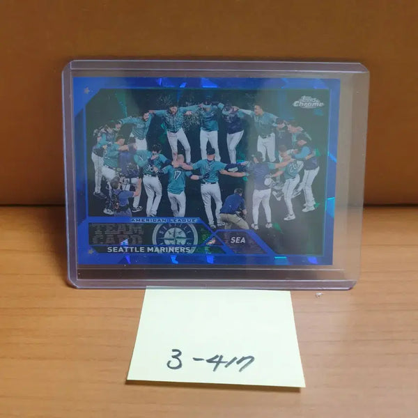 [BUNJANG] Topps Chrome Sapphire Seattle Team Baseball Card / 탑스 크롬 사파이어 시애틀  팀 야구카드