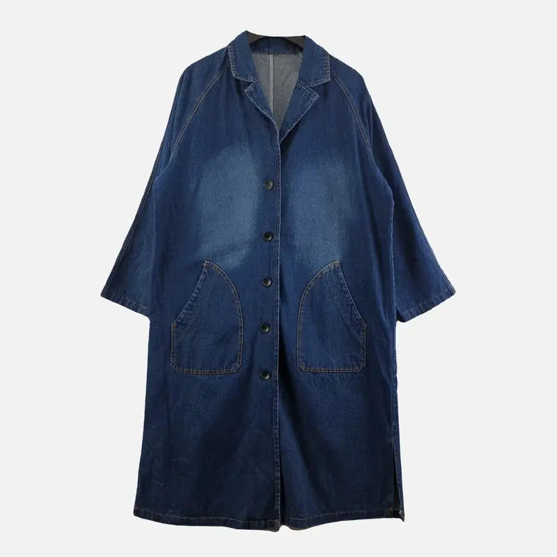 [BUNJANG] Denim Jacket (Free Size) / 네이비 여자 FREE 데님 자켓 O0876
