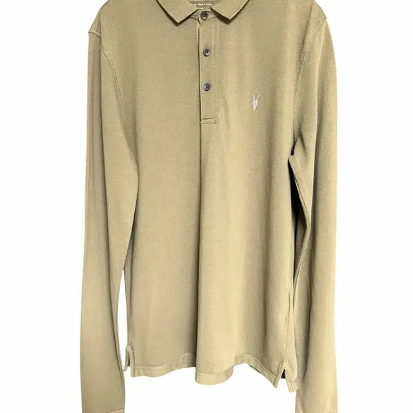 [BUNJANG] All Saints Long Sleeve Polo Shirt / 올세인츠(all saints)롱슬리브 폴로 셔츠