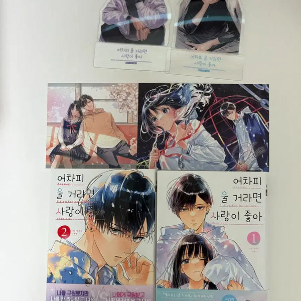 [BUNJANG] If You're Going to Cry Anyway Vol. 1 & 2 First Edition Set / 어차피 울 거라면 사랑이 좋아 1권 2권 초판