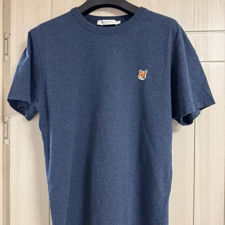 [BUNJANG] Maison Kitsuné Navy Short Sleeve T-Shirt (L) / 메종키츠네 반팔 티셔츠 네이비 L