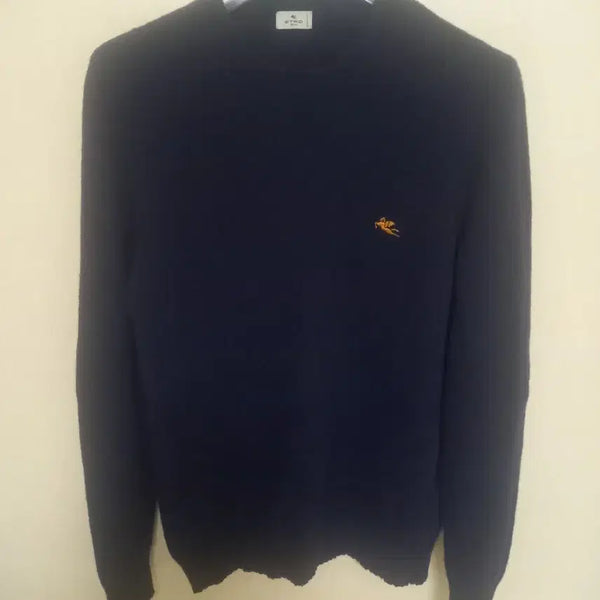 [BUNJANG] Etro Pegasus Knit 105 Navy / ETRO 에트로 페가수스 니트 105