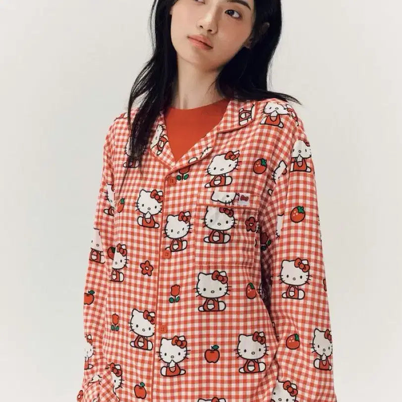 [BUNJANG] SPAO Hello Kitty Long Sleeve Pajamas XL / 스파오 헬로키티 긴팔 파자마