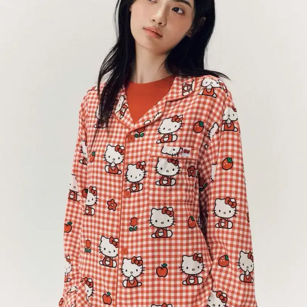 [BUNJANG] SPAO Hello Kitty Long Sleeve Pajamas XL / 스파오 헬로키티 긴팔 파자마