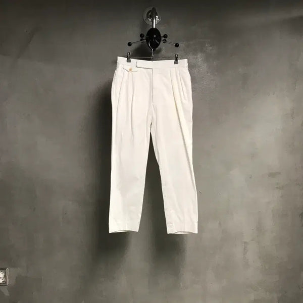 [BUNJANG] Polo Ralph Lauren Purple Label White Chino Pants 32 / 폴로 퍼플라벨 화이트 치노 팬츠 32