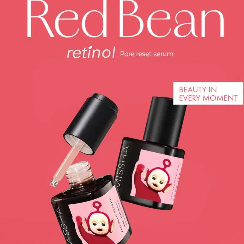 [BUNJANG] Missha Teletubbies Collaboration Red Bean Retinol Serum / 미샤 텔레토비 콜라보 레드빈 레티놀 세럼