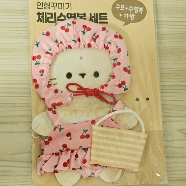 [BUNJANG] Daiso Cherry Swimsuit Set / 다이소 체리 수영복 세트 새상품