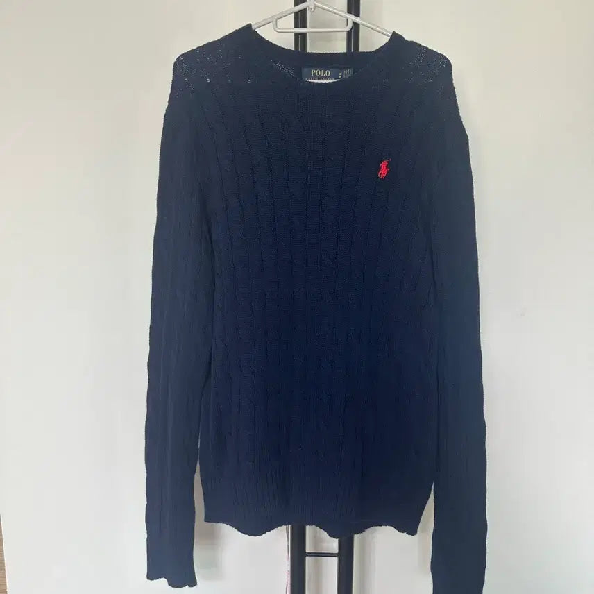 [BUNJANG] Ralph Lauren Polo Cable Knit Sweater - Size M / 랄프로렌폴로  꽈베기  니트 -M사이즈