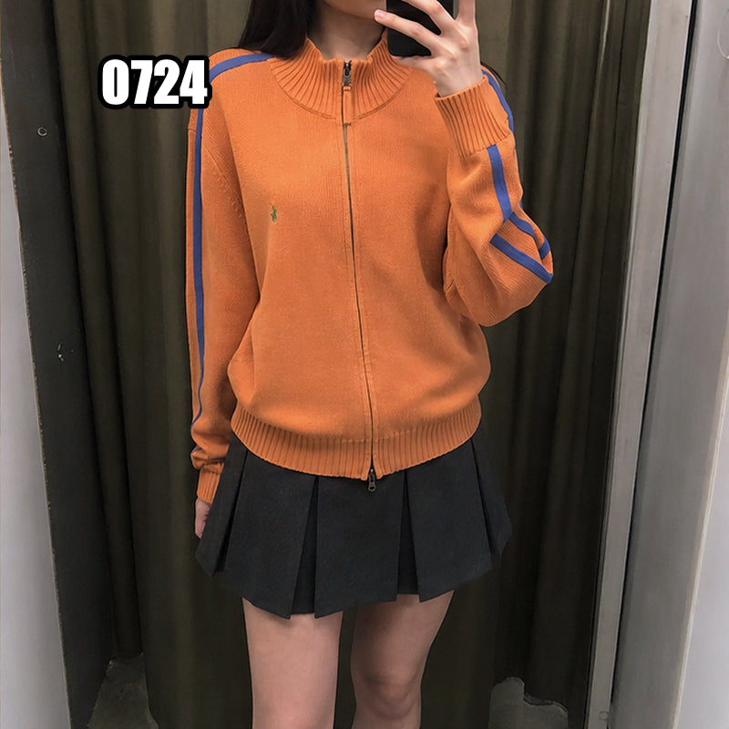 [BUNJANG] Polo Ralph Lauren XL Sideline Two-Way Knit Zip-Up / XL 폴로 랄프로렌 사이드라인 투웨이 니트 집업