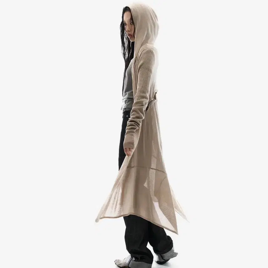 [BUNJANG] Ojos Detach Panel Knit Hoodie / 오호스 ojos Detach Panel Knit Hoodie