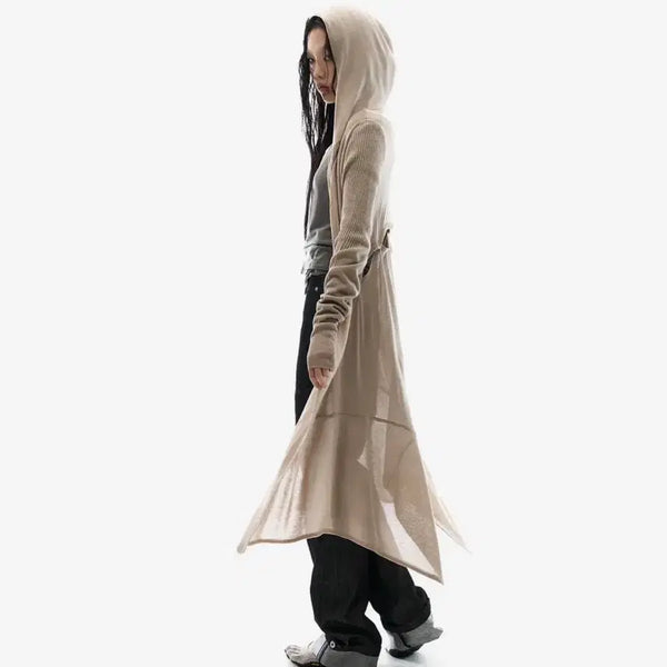 [BUNJANG] Ojos Detach Panel Knit Hoodie / 오호스 ojos Detach Panel Knit Hoodie