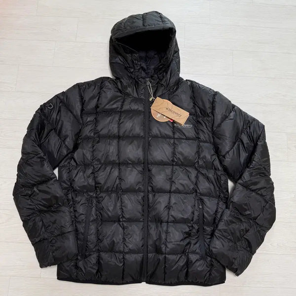 [BUNJANG] Discovery Albert Hooded Lightweight Padded Jacket Black 105 / 디스커버리 올버트 후드 경량 패딩자켓 블랙 105