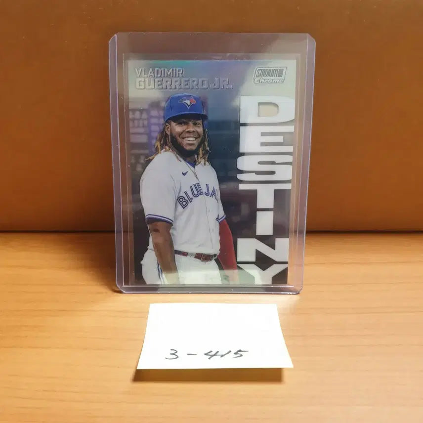 [BUNJANG] Topps Stadium Club Chrome Vladimir Guerrero Jr. Baseball Card / 탑스 스타디움 클럽 크롬 블라디미르 게레로주니어 야구카드