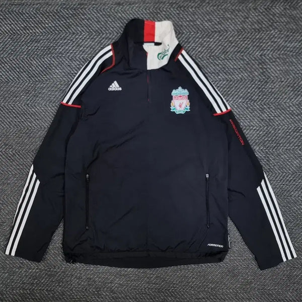 [BUNJANG] Adidas Custom Liverpool Carlsberg Half Drill Top / 아디다스 커스텀 리버풀 칼스버그 하프 드릴탑