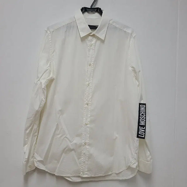 [BUNJANG] Love Moschino White Cotton Shirt - Size M / love moschino 셔츠 M